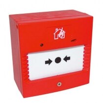 Surface Mounted Manual Call Point for Rafiki Twinflex Fire Alarm Systems